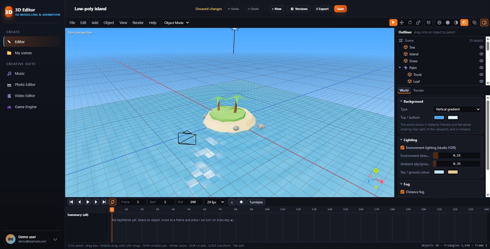 Export for games and 3D printing