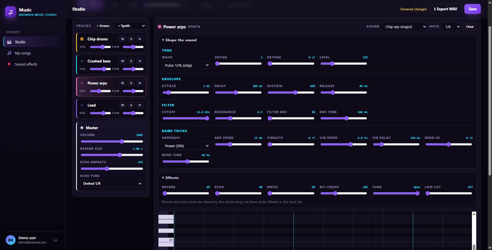 Shape every sound