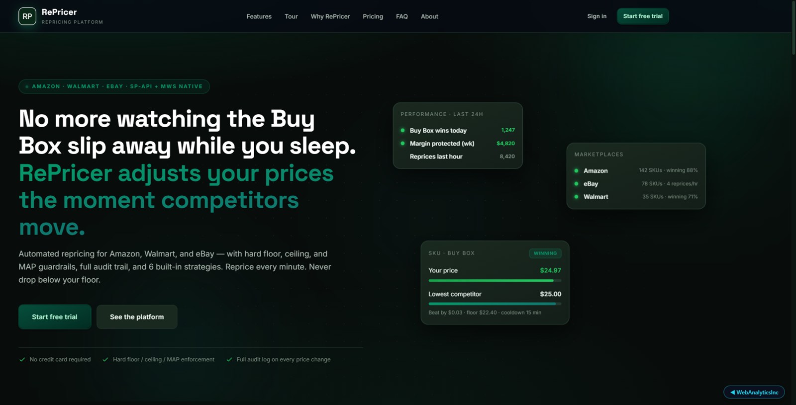 Win the Buy Box while you sleep