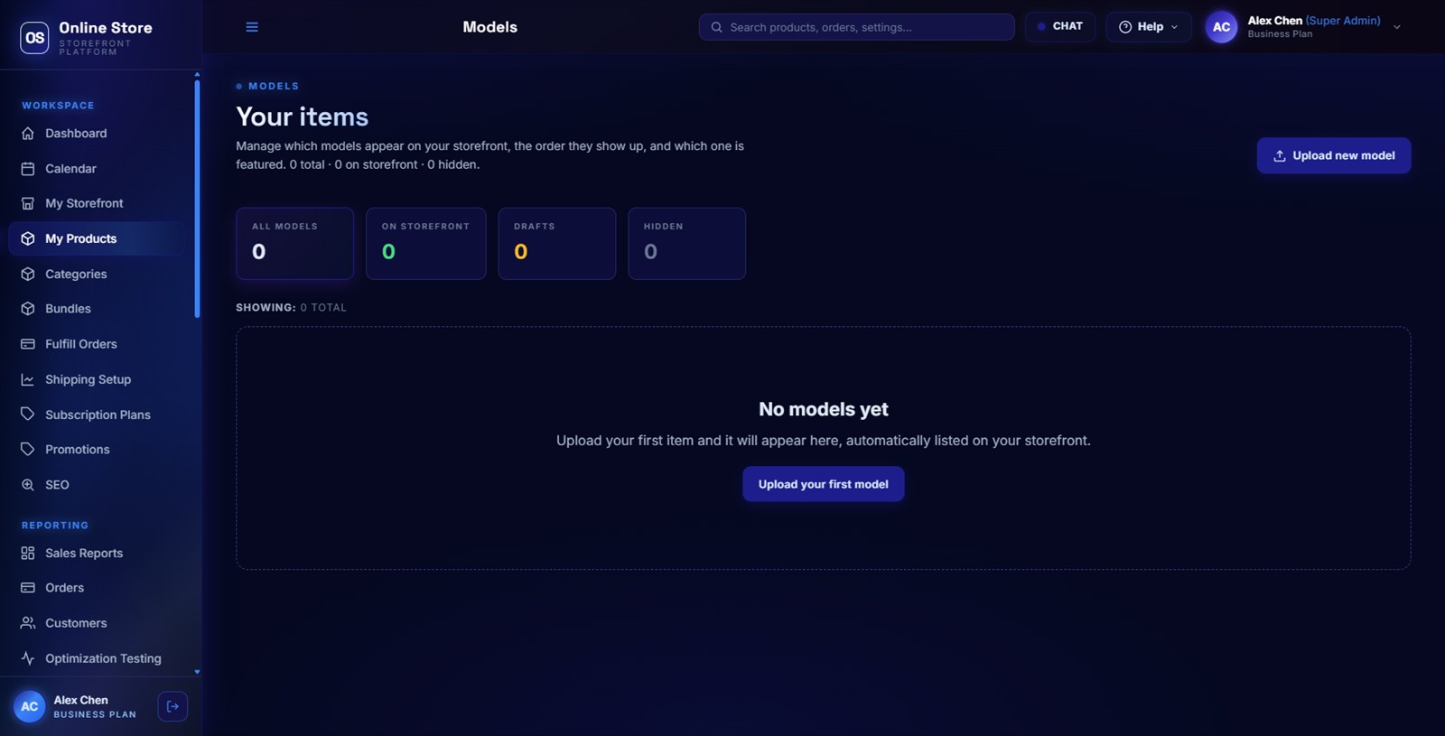 Products with variants + digital + subs
